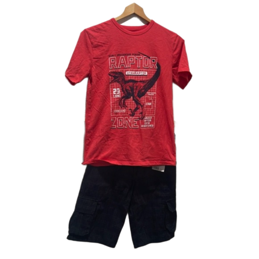 Wrangler & the childrens place boys red and black SET size 14 GUC